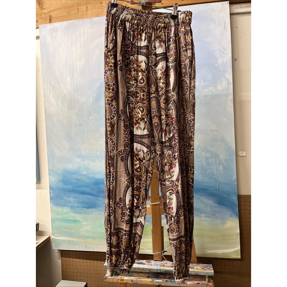 Angie Medium Lightweight Boho Pants Size Medium Jogger